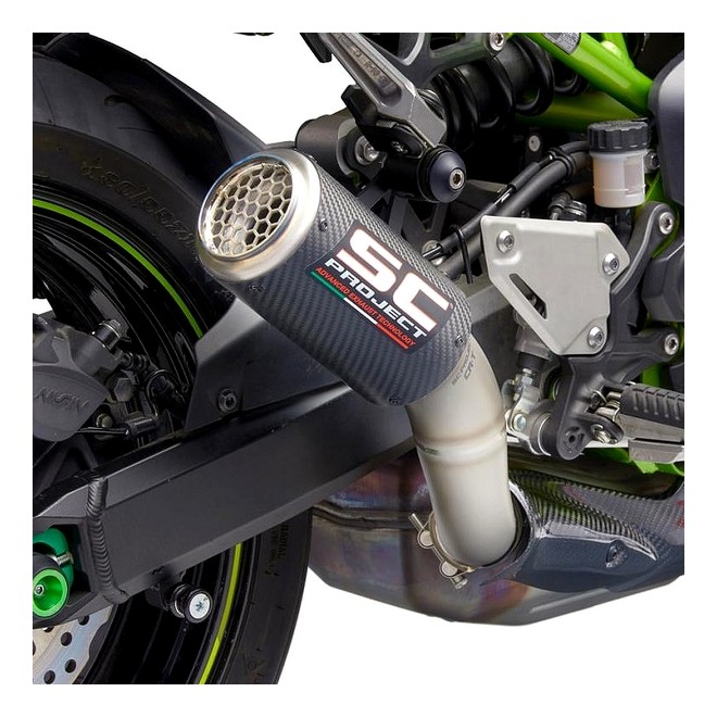 Silencieux SC Project CR-T Carbone Kawasaki Z900 (2017-2019) | Réf. K25A-T36CR