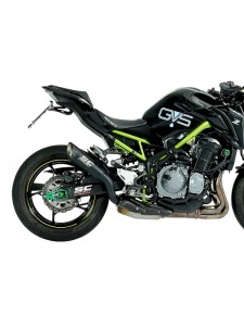 Silencieux SC Project S1 Titane noir Kawasaki Z900 (2017-2019) | Réf. K25A-T41MB