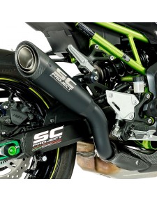 Silencieux SC Project S1 Titane noir Kawasaki Z900 (2017-2019) | Réf. K25A-T41MB