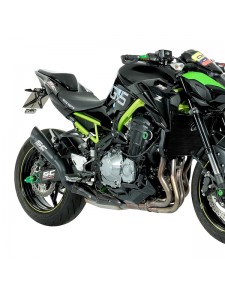 Silencieux SC Project S1 Titane noir Kawasaki Z900 (2017-2019) | Réf. K25A-T41MB