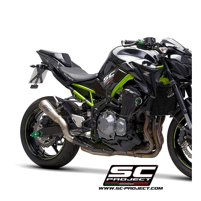Silencieux SC Project S1-GP Titane Kawasaki Z900 (2017-2019) | Réf. K25A-T43T