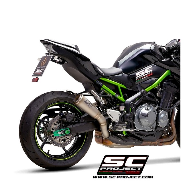 Silencieux SC Project S1 GP Titane Kawasaki Z900 2017 2019 Moto Shop 35