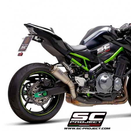 Silencieux SC Project S1-GP Titane Kawasaki Z900 (2017-2019) | Réf. K25A-T43T
