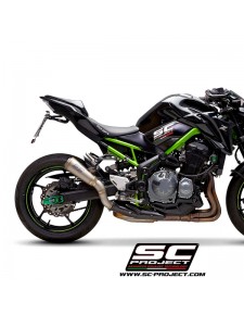 Silencieux SC Project S1-GP Titane Kawasaki Z900 (2017-2019) | Réf. K25A-T43T