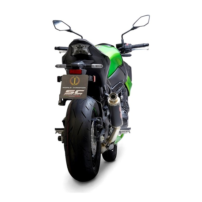 Silencieux SC Project GP-M2 Carbone Kawasaki Z900 (2017-2019) | Réf. K25A-18C