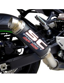 Silencieux SC Project GP-M2 Carbone Kawasaki Z900 (2017-2019) | Réf. K25A-18C