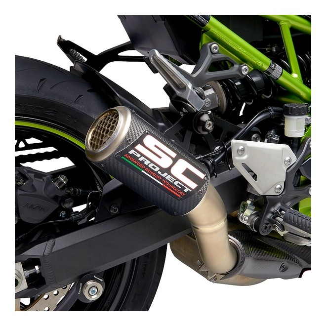 Silencieux SC Project CR-T Carbone Kawasaki Z900 (2020) | Réf. K34A-T36CR