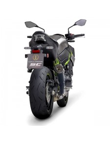 Silencieux SC Project S1 Titane Noir Kawasaki Z900 (2020) | Réf. K34A-T41MB