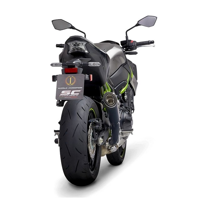 Silencieux SC Project S1 Titane Noir Kawasaki Z900 (2020) | Réf. K34A-T41MB