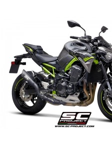 Silencieux SC Project S1 Titane Noir Kawasaki Z900 (2020) | Réf. K34A-T41MB