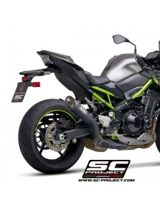 Silencieux SC Project S1 Titane Noir Kawasaki Z900 (2020) | Réf. K34A-T41MB