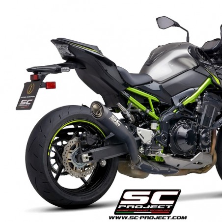 Silencieux SC Project S1 Titane Noir Kawasaki Z900 (2020) | Réf. K34A-T41MB