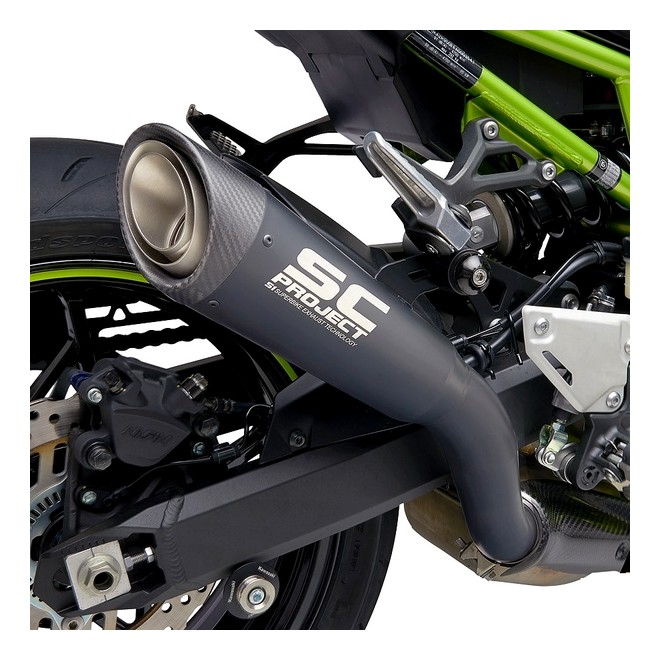Silencieux SC Project S1 Titane Noir Kawasaki Z900 (2020) | Réf. K34A-T41MB