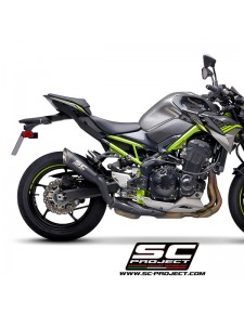 Silencieux SC Project S1 Titane Noir Kawasaki Z900 (2020) | Réf. K34A-T41MB