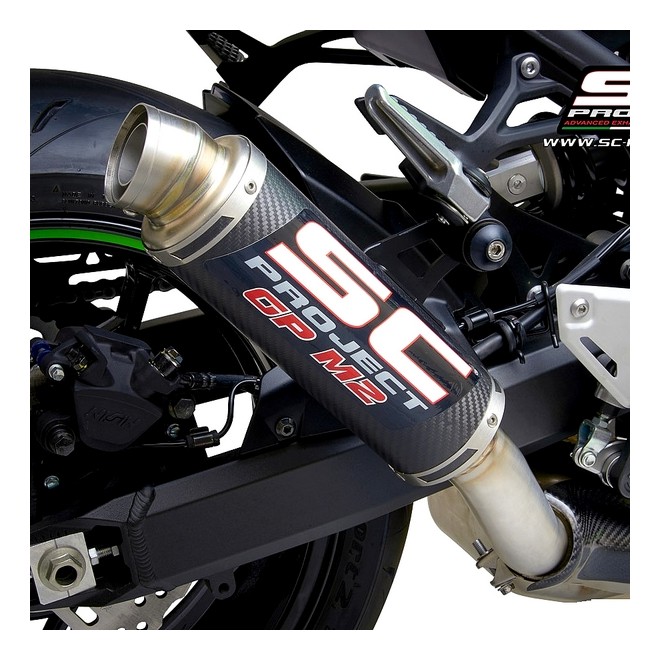Silencieux SC Project GP-M2 Carbone Kawasaki Z900 (2020) | Réf. K34A-18C