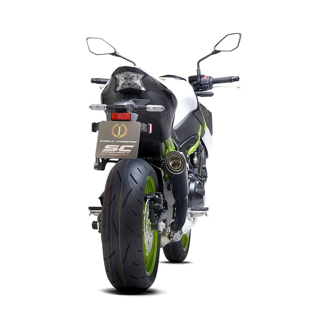 Silencieux SC Project S1 Titane Noir Kawasaki Z900 (2021-2024) | Réf. K34B-T41MB