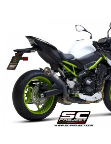 Silencieux SC Project S1 Titane Noir Kawasaki Z900 (2021-2024) | Réf. K34B-T41MB