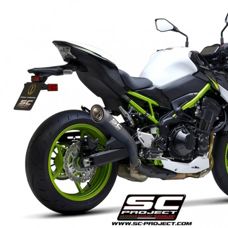 Silencieux SC Project S1 Titane Noir Kawasaki Z900 (2021-2024) | Réf. K34B-T41MB