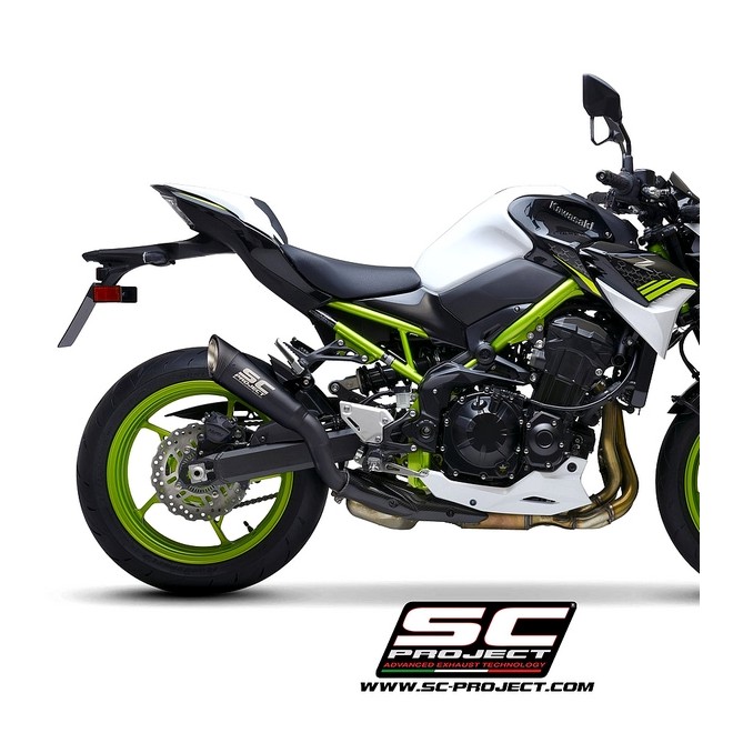 Silencieux SC Project S1 Titane Noir Kawasaki Z900 (2021-2024) | Réf. K34B-T41MB