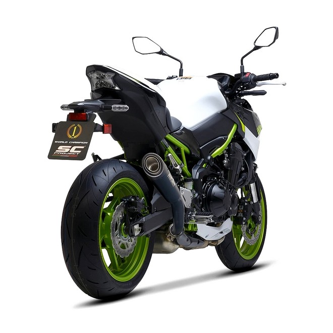 Silencieux SC Project S1 Titane Noir Kawasaki Z900 (2021-2024) | Réf. K34B-T41MB