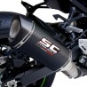 Silencieux SC Project SC1-S Carbone Kawasaki Z900 (2021-2024) | Réf. K34B-T124C