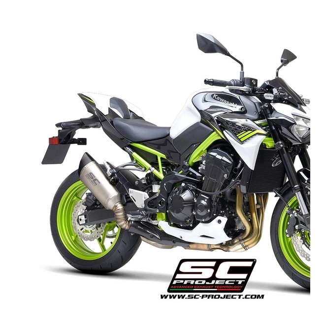 Silencieux SC Project SC1-R Titane Kawasaki Z900 (2021-2024) | Réf. K34B-90T
