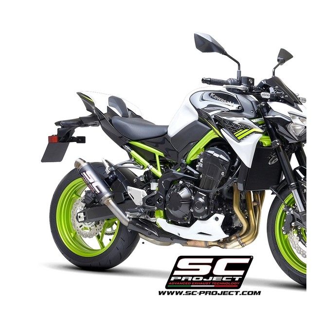 Silencieux SC Project GP-M2 Carbone Kawasaki Z900 (2021-2024) | Réf. K34B-18C