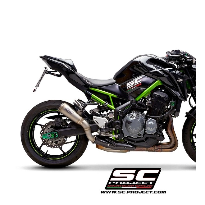 Silencieux SC Project S1-GP Titane Kawasaki Z900 A2 (2018-2020) | Réf. K25B-T43T