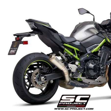 Silencieux SC Project S1-GP Titane Kawasaki Z900 A2 (2021-2024) | Réf. K25C-T43T