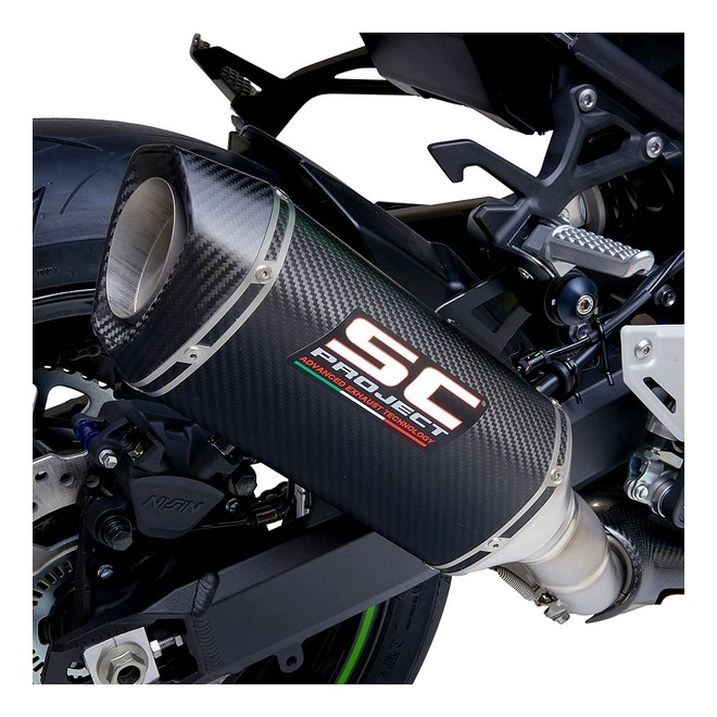 Silencieux SC Project SC1-S Carbone Kawasaki Z900 A2 (2021-2024) | Réf. K25C-T124C