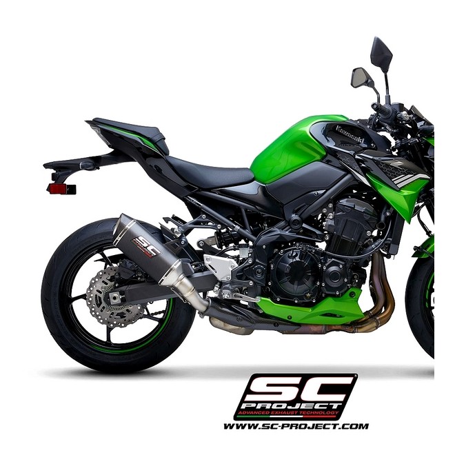 Silencieux SC Project SC1-S Carbone Kawasaki Z900 A2 (2021-2024) | Réf. K25C-T124C