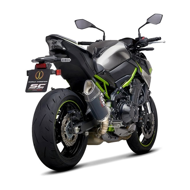 Silencieux SC Project SC1-R Carbone Kawasaki Z900 A2 (2021-2024) | Réf. K25C-90C