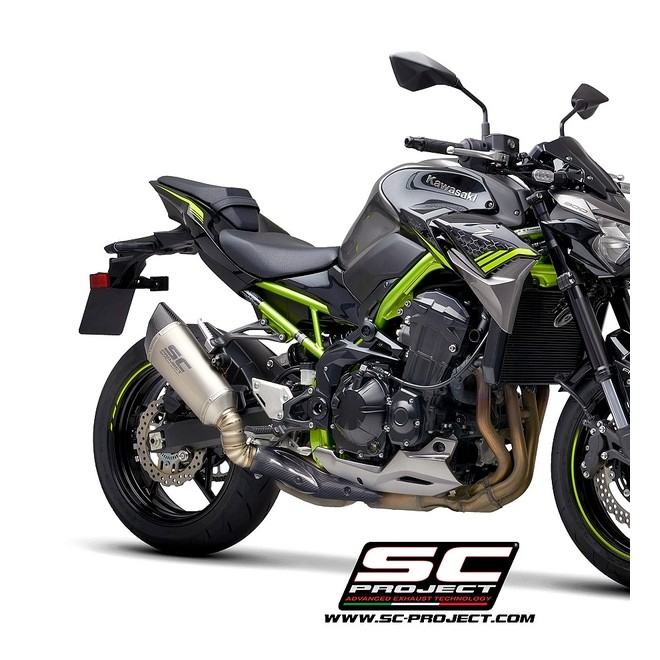 Silencieux SC Project SC1-R Titane Kawasaki Z900 A2 (2021-2024) | Réf. K25C-90T