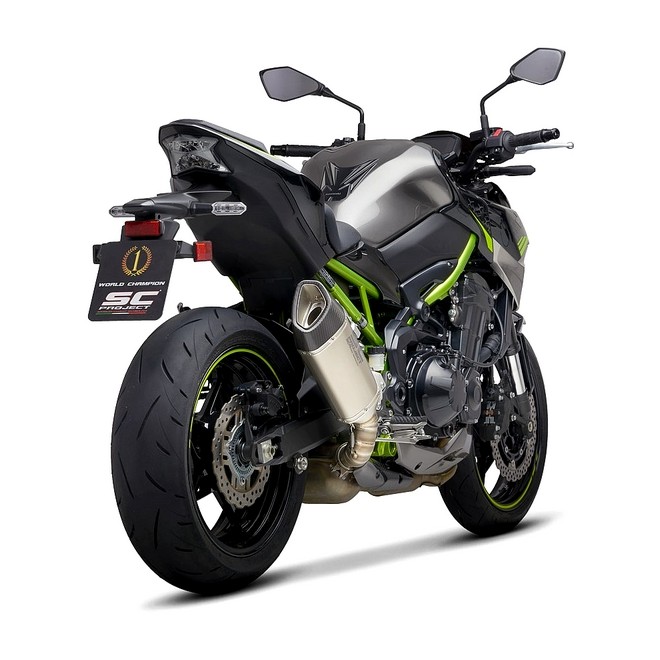Silencieux SC Project SC1-R Titane Kawasaki Z900 A2 (2021-2024) | Réf. K25C-90T