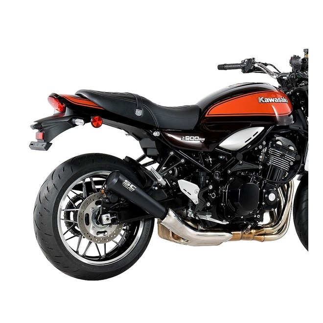 Silencieux SC Project Conic 70'S Inox Noir Kawasaki Z900RS (2018-2020) | Réf. K29A-37A70MB