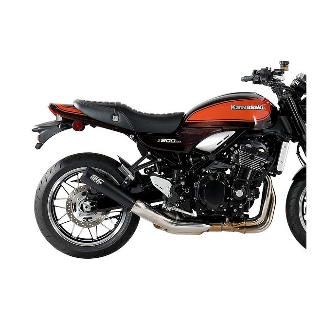Silencieux SC Project Conic 70'S Inox Noir Kawasaki Z900RS (2018-2020) | Réf. K29A-37A70MB