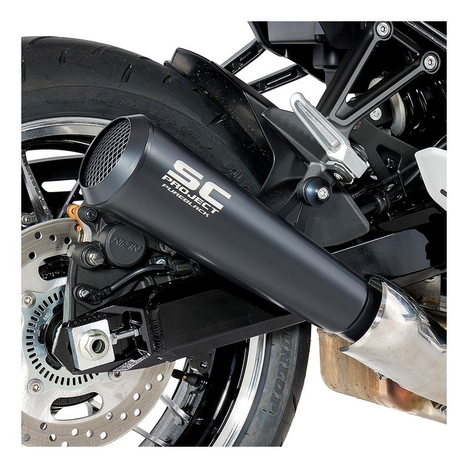 Silencieux SC Project Conic 70'S Inox Noir Kawasaki Z900RS (2018-2020) | Réf. K29A-37A70MB