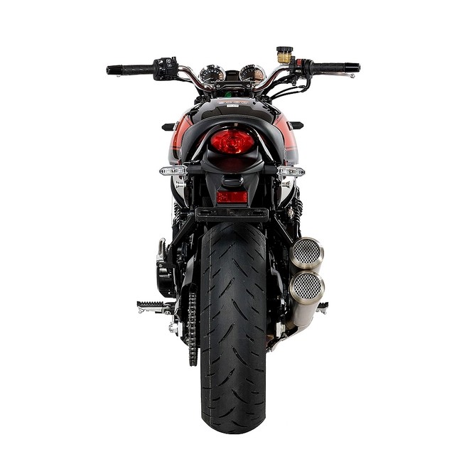 Silencieux SC Project double Conic 70'S inox Kawasaki Z900RS (2018-2020) | Réf. K29A-D39A70S