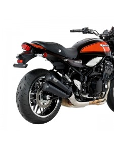 Silencieux SC Project double Conic 70'S inox Noir Kawasaki Z900RS (2018-2020) | Réf. K29A-D39A70MB