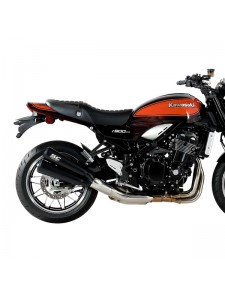 Silencieux SC Project double Conic 70'S inox Noir Kawasaki Z900RS (2018-2020) | Réf. K29A-D39A70MB