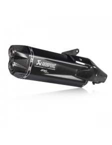 Silencieux Akrapovic titane noir Kawasaki Ninja H2 SX (2022-2025) | Réf. 258EXP0111