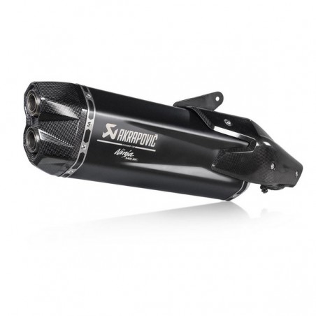 Silencieux Akrapovic titane noir Kawasaki Ninja H2 SX (2022-2025) | Réf. 258EXP0111