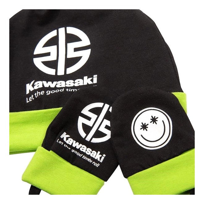 Bonnet et Mitaines bébé Kawasaki | Moto Shop 35