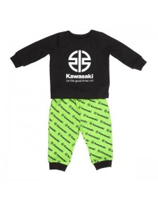 Pyjama bébé 2 pièces 100% coton Kawasaki | Moto Shop 35