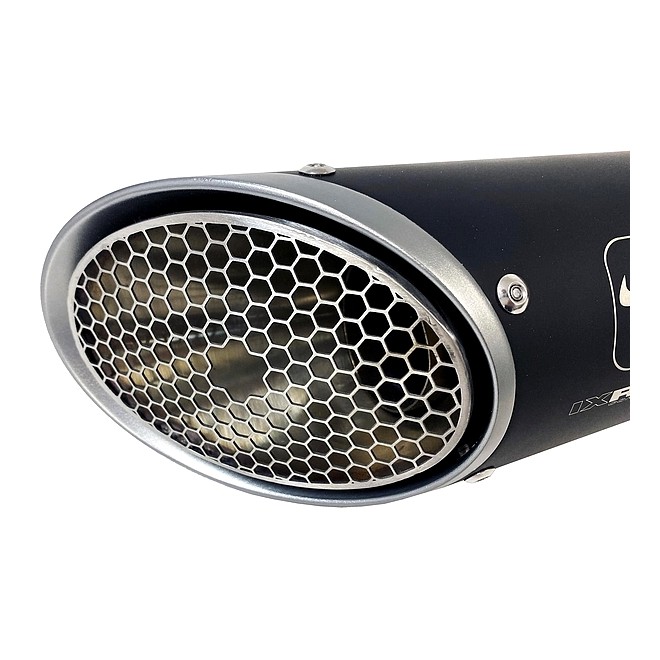 Ligne complète IXRace MK1 Inox Black Kawasaki Ninja 650 (2020-2024) | Réf. AIXRBK7154B - AIXRBK7256B - AIXRBK7257B