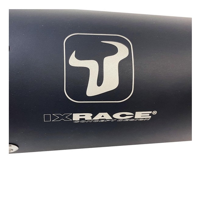Ligne complète IXRace MK1 Inox Black Kawasaki Ninja 650 (2020-2024) | Réf. AIXRBK7154B - AIXRBK7256B - AIXRBK7257B