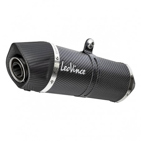 Silencieux LeoVince LV One Evo Carbone Kawasaki Z125 (2019-2024) | Réf. 14294E