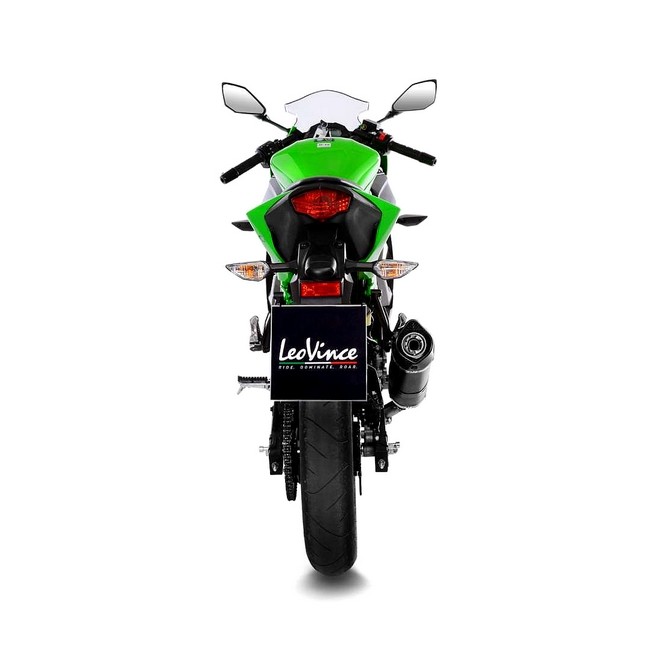 Silencieux LeoVince LV One Evo Carbone Kawasaki Ninja 125 (2019-2024) | Réf. 14294E