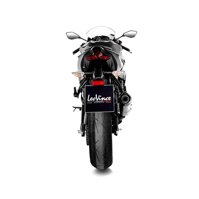 Silencieux LeoVince LV One Evo Inox Kawasaki Ninja ZX-6R (2019-2025) | Réf. 14306E