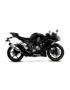 Silencieux LeoVince LV One Evo Inox Kawasaki Ninja ZX-6R (2019-2025) | Réf. 14306E